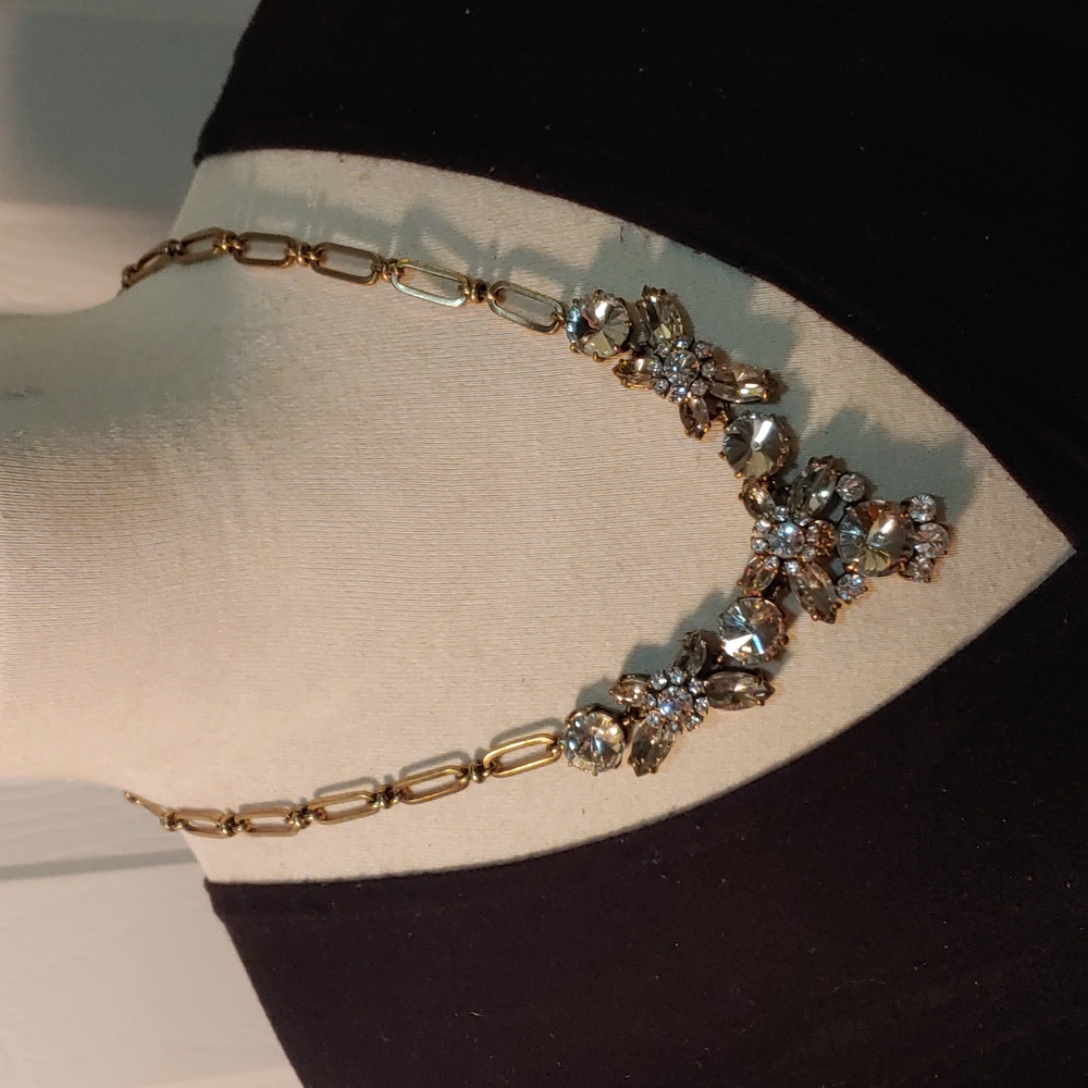 J. Crew Clear stone Necklace